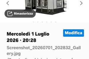 veranda per roulotte