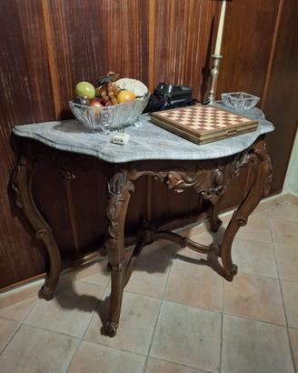Consolle barocca in noce
