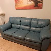 Coppia divani in pelle