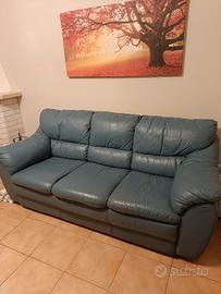 Coppia divani in pelle