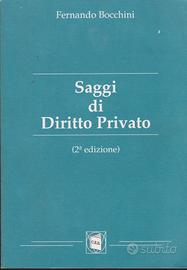 "Bocchini Saggi di diritto privato CED 1996"