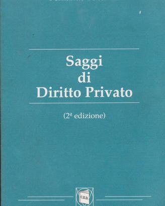 "Bocchini Saggi di diritto privato CED 1996"