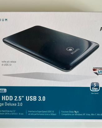 Hard Disk Atlantis Storage Delux 3.0 Box Esterno