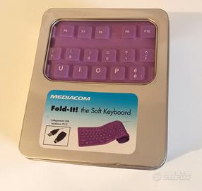 Tastiera pieghevole in gomma soft keyboard 
