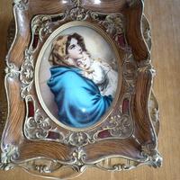 Arte Sacra: Quadro Maria Gesù statue capoletto