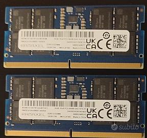 RAM SoDimm DDR5 Kit 32Gb - 16Gb x 2