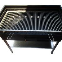 Barbecue con griglia in acciaio inox 100 cm