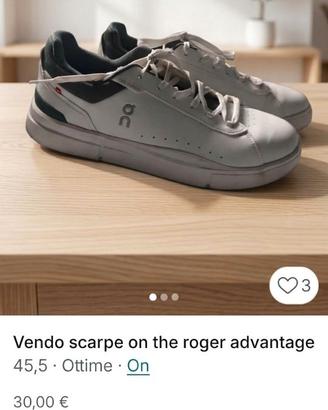 Sneakers On Running "The Roger Advantage" – Bianco