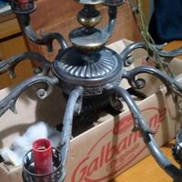 LAMPADARIO IN OTTONE