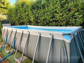 Piscina Bestway 244x488 x122 scaletta pompa 