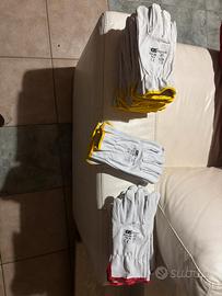 27 paia guanti da lavoro pelle EDS taglia 9 e 10