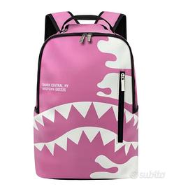 Zaino con Stampa Shark per Donna/Uomo Tempo Libero