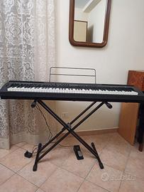 Pianoforte 88 tasti pesati con supporto 