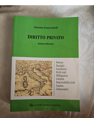 DIRITTO PRIVATO, V.Franceschelli. Giuffrè