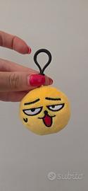 Portachiavi / Charm zaino Emoji Peluche Giallo