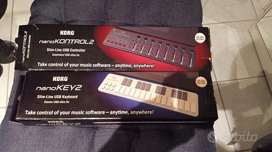 Korg nanokey2 Korg nanokontrol2