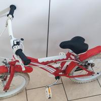 Bicicletta KINDER Ferrero 16'' - Rossa e Bianca