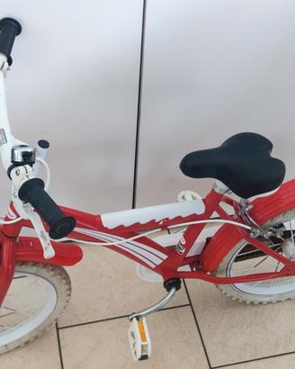Bicicletta KINDER Ferrero 16'' - Rossa e Bianca