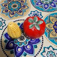 contenitore in ceramica sale e pepe