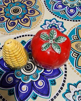 contenitore in ceramica sale e pepe