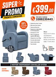 Poltrona relax alza persona doppio motore
