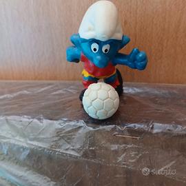 Puffo calciatore Soccer smurf peyo schleich 