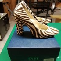 Décolleté cavallino zebrato