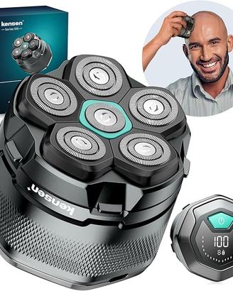 kensen Rasoio Elettrico Testa Calva Uomo 6D Rasoio