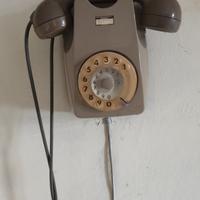 telefono da parete  a disco 