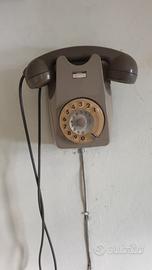 telefono da parete  a disco 
