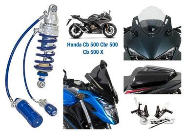 Honda Cbr 500 Cb 500 X cupolino scarico paramotore