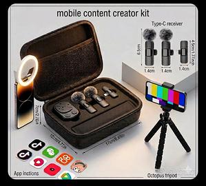 Kit completo mobile content creator 
