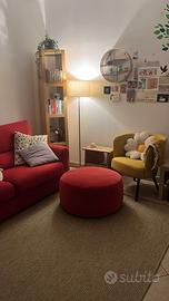 Pouf  in tessuto morbido