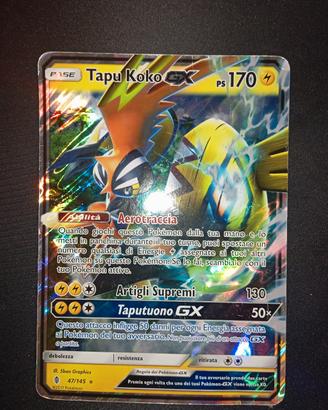 carte Pokemon Grandi originali 