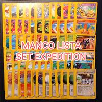Manco Lista set expedition Pokemon old