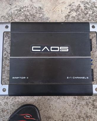 Amplificatore auto caps ramptor 2