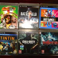 PS3 Battlefield 3, Black Ops, Wolfenstein, Just Da