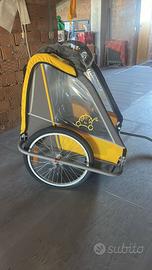 Carrello rimorchio bici bambini