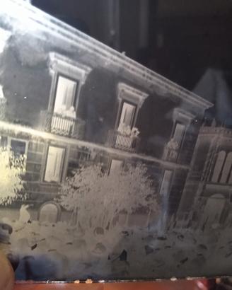 antiche foto su lastra di vetro