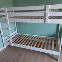 Letto a castello mydal bianco