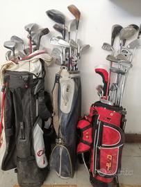 3 set di mazze da golf