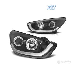 FARI PER HYUNDAI IX35 10-13 TUBE LIGHT FONDO NERO