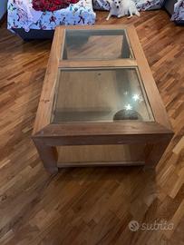 Tavolino da salotto in tek