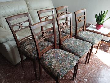 Sedie color noce per sala