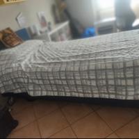 Letto contenitore singolo Oggioni con materasso