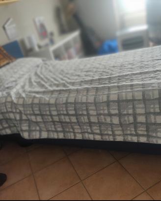 Letto contenitore singolo Oggioni con materasso