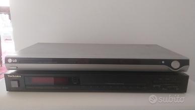 Tuner Technics + Lettore Dvd/Cd LG