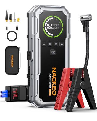 Avviatore Batteria Auto, Compressore, Booster