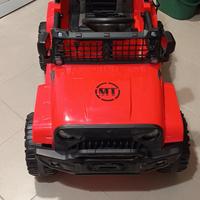 Fuoristrada elettrico tipo jeep Wrangler bambini 