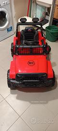 Fuoristrada elettrico tipo jeep Wrangler bambini 